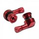 COPPIA VALVOLE IN ALLUMINIO ANGOLATA JMP ROSSA 11.3MM