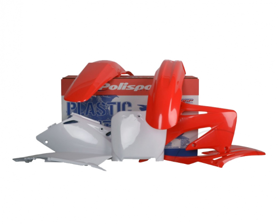 Kit Completo Plastiche Rosso Bianco POLISPORT