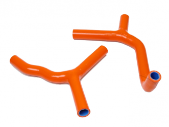 Tubi Radiatore Silicone KTM - Husqvarna 85 - Arancione