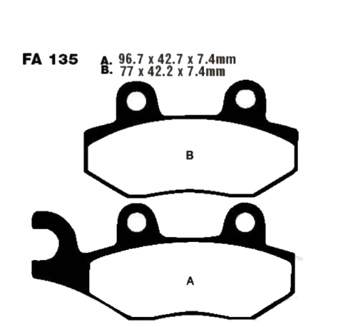 Pastiglia Freno Sinterizzate Quad CF MOTO - CAN-AM