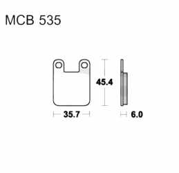 Pastiglia Freno Scooter Yamaha - Beta - Suzuki