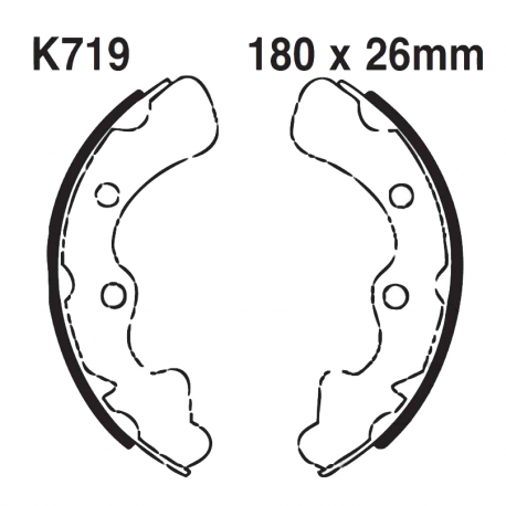 Ganacse Freno Kawasaki KAF 400 A Mule 610 4WD - KAF 950 F 