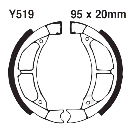 Ganacse Freno Yamaha YJ 50 - EC-03 - CA 50 E Salient 