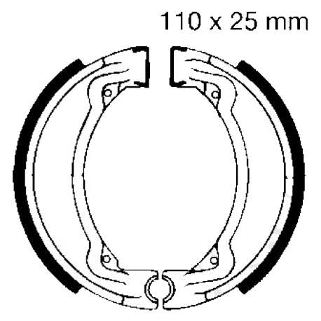 Ganacse Freno Yamaha DRS 100 - RD 80 MX - IT 125 H 