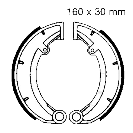 Ganacse Freno MZ/MUZ TS 250 - TS 150 - ETZ 301 