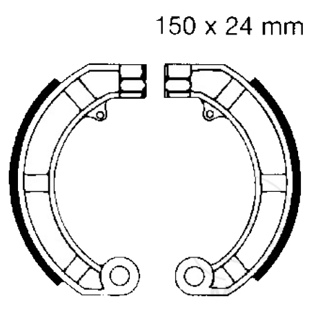Ganacse Freno Vespa FL 50 - PK 50 XL2 - PK 50 XL Rush 