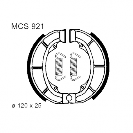 Ganacse Freno Suzuki - Italjet - Husqvarna 