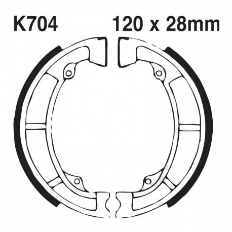 Ganacse Freno Kawasaki KDX 175 - KL 250 A - KE 125 A