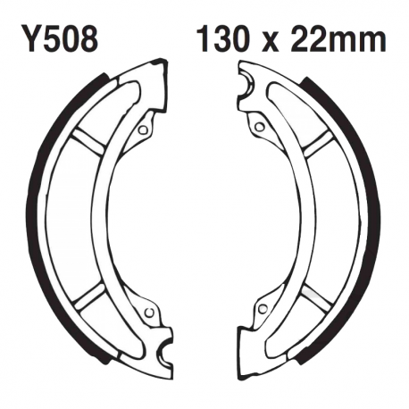 Ganacse Freno Yamaha YZ 490 - YZ 250 2T - TT 600 K 