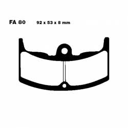 Pastiglie Freno Honda CBX 550 F2 Supersport