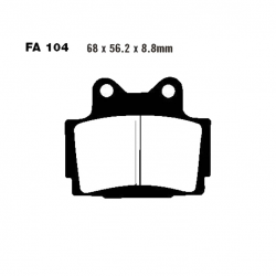 Pastiglie Freno Yamaha FZR 400 RR - FZS 600 SN Fazer - RD 350 LCF