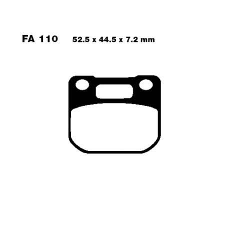 Pastiglie Freno Suzuki RG 80 C Gamma - RG 125 UC Gamma 