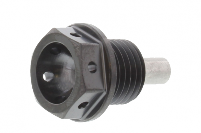 TAPPO DI SCARICO OLIO MAGNETICO JMP M14X1.50 12MM TITANIO NERO