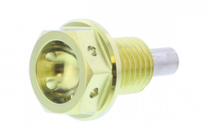 TAPPO DI SCARICO OLIO MAGNETICO JMP M12X1.50 15MM TITANIO ORO