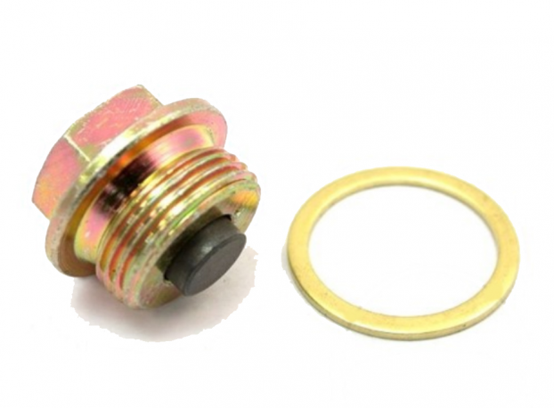 TAPPO DI SCARICO OLIO MAGNETICO JMP M18X1.50 CON ANELLO DI TENUTA