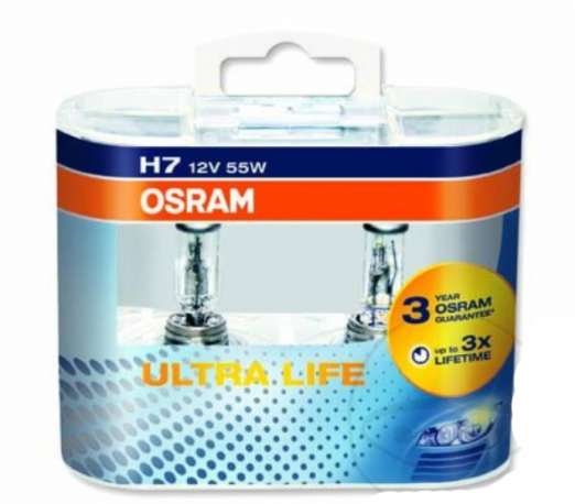 LAMPADINA H7 12V55W Duobox Ultra Life