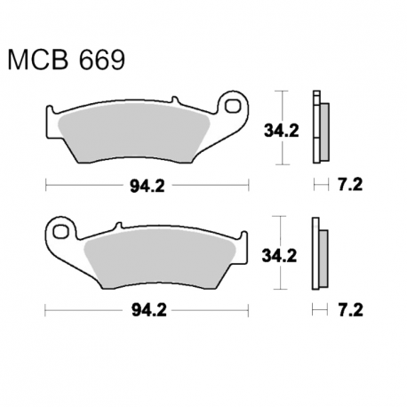 Pastiglie Freno Sinterizzate Aprilia - Beta - Fantic - Gas Gas
