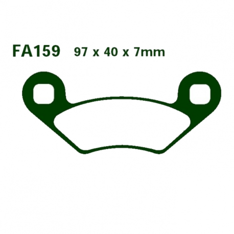 Pastiglie Freno Polaris ATP 330 - Predator 500 - Outlaw 450 MXR 