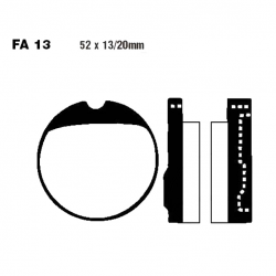 Pastiglie Freno Honda CB 250 G - CB 350 F Four - CB 750 F Supersport