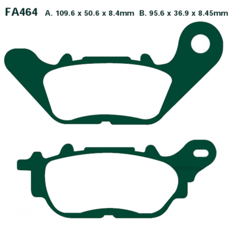 Pastiglie Freno Yamaha YBR 125 ED - YS 125 CBS 