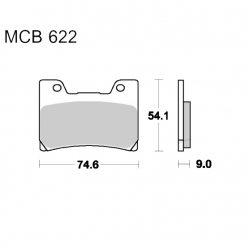 Pastiglie Freno Yamaha FJ 1200 A ABS - VMX-12 1200 Vmax