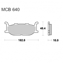 Pastiglie Freno Yamaha SCR 950 A ABS - XJ 600 NN