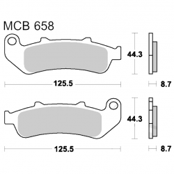 Pastiglie Freno Honda CBR 1000 F Dual CBS