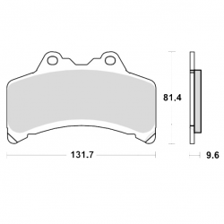 Pastiglie Freno Yamaha GTS 1000 - GTS 1000 A ABS