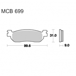 Pastiglie Freno Italjet - Yamaha