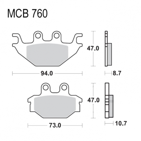 Pastiglie Freno Aeon - Yamaha - SYM - Kymco - Kawasaki 