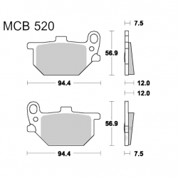 Pastiglie Freno Yamaha XS 750 SE US Custom - XV 750 SE Special