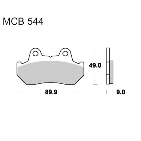 Pastiglie Freno Honda CB 400 N - CB 750 F - GL 1100 Goldwing 