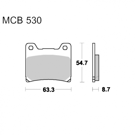 Pastiglie Freno Yamaha BT 1100 Bulldog - FJ 1100 - FJ 1200 - FZ 750 