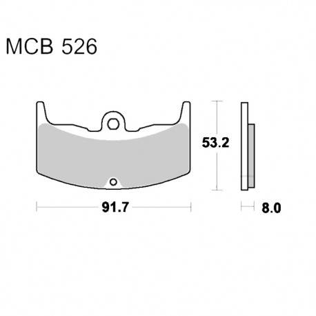 Pastiglie Freno Honda CBX 550 F Supersport - VF 400 F - VT 500 E 