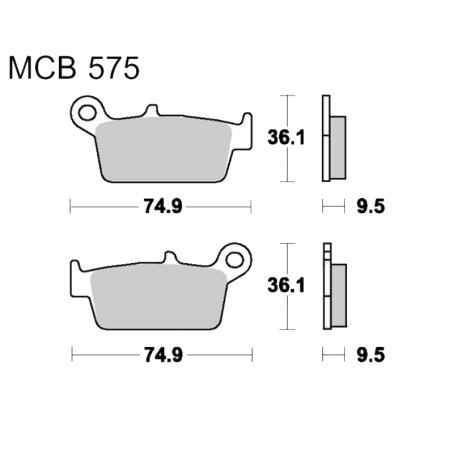 Pastiglie Freno Gas Gas - HM-Moto - Honda - Kawasaki - Yamaha 