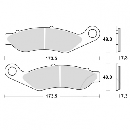 Pastiglie Freno Sinterizzate Harley Davidson FLRT 1745 Freewheeler 