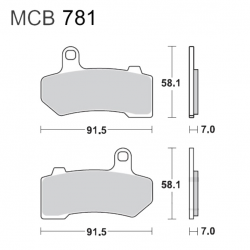 Pastiglie Freno Sinterizzate Harley Davidson