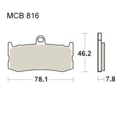 Pastiglie Freno Sinterizzate Triumph Daytona 675 - Daytona 675 ABS