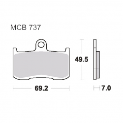 Pastiglie Freno Sinterizzate Indian - Kawasaki - Suzuki - Triumph
