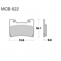 Pastiglie Freno Sinterizzate Yamaha FJ 1200 A ABS - VMX-12 1200