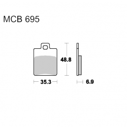Pastiglie Freno Vespa - SYM - Piaggio - Keeway