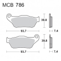 Pastiglie Freno MBK - Yamaha