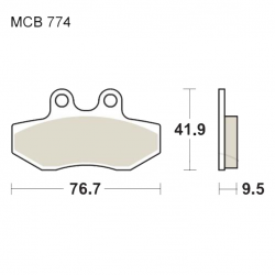 Pastiglie Freno Yamaha XC 125 X Cygnus X - MBK XC 125 X Flame X