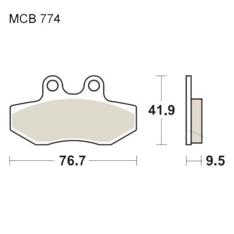 Pastiglie Freno Yamaha XC 125 X Cygnus X - MBK XC 125 X Flame X 