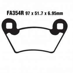 Pastiglie Freno Sinterizzate Polaris Polaris 325 - Ranger 700 XP