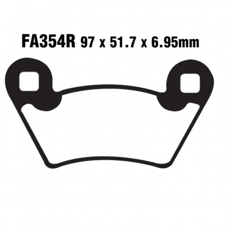 Pastiglie Freno Sinterizzate Polaris Polaris 325 - Ranger 700 XP 