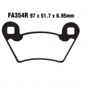 Pastiglie Freno Sinterizzate Polaris Polaris 325 - Ranger 700 XP