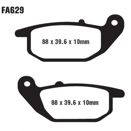 Pastiglie Freno Sinterizzate Honda CRF 250 L - CRF 250 RLA Rally ABS 