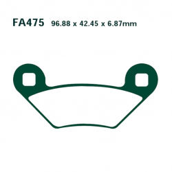 Pastiglie Freno Sinterizzate Polaris Scrambler 850 - Sportsman 570