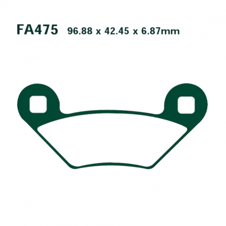 Pastiglie Freno Sinterizzate Polaris Scrambler 850 - Sportsman 570 